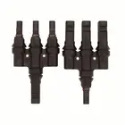 PPO/PC Housing Material T Branch Photovoltaic Panel Connector