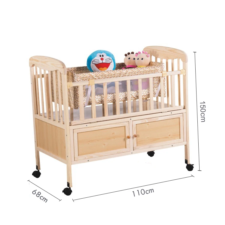 baby bed with drawers
