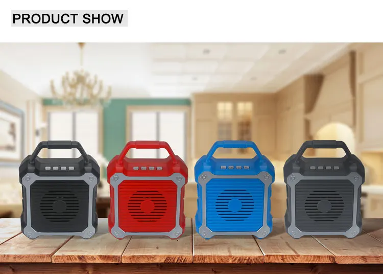 Portable portable FM BT TF USB playbck mode Plastic Blue-tooth speaker - ANKUX.COM