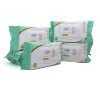Noesa Baby Wet Wipes Pure Cotton Organic private label no alcohol biodegradable made in China