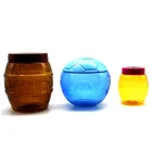 plastic sealed jar plastic jar with screw lid plastic jar food
