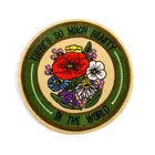 Wholesale New Design Fabric Back Plant Flower Embroidery Patch For Clothing