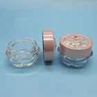 10g 15g Small Compact Loose Powder Jar with Cap For Skin Care