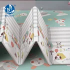 Bemay Toy Baby Care Game Activity Double-sided Animal Play Mat Foldable Foam Mats Indoor Soft Play