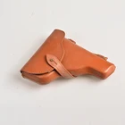 Leather Tactical Pistol Fanny Pack Holster Carry Pouch Concealed Gun Bag