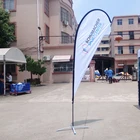 2019 china wholesale Outdoor cheap price beach with all kinds of size Customized Advertising beach banner flag