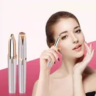 Fashionable Multifunctional USB Rechargeable Mini Electric Hair Removal Pen Eyebrows Trimmer for Women