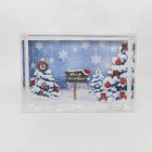 water snow globe photo frame 4x6 Glitter frame