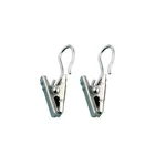 Hook Hooks Curtains Factory Supply Hot Sale White Plastic Curtain Clip Hook