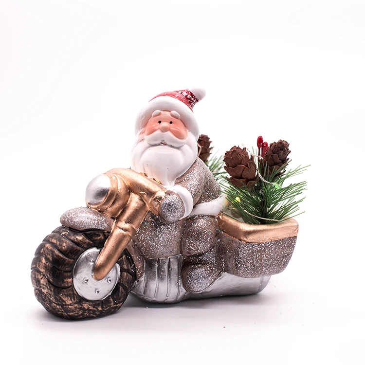 New Design Best Selling Christmas Ceramic Ornaments for Santa Claus