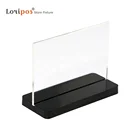 A5 Label Holder Photo Frame Desk Sign Holder Menu Stand Plastic Picture Frame Advertising Menu Poster Frame