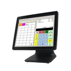 Multifunction Pos 15 Inch All in One Pos Terminal Dual Screen Point of Sale System