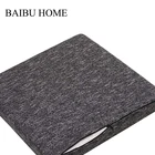 Home Cushion Pad Seat American Style Square 100% Polyester Removable Memory Foam Black Chair Cushion Seat Pad