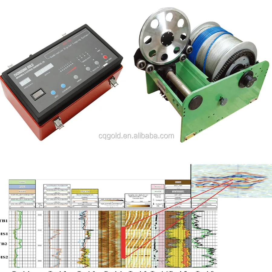 Geophysical Borehole Logging Caliper Temperature Water Well Logging