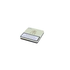 Custom square metal tin box for cigar with hinged lid