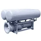 Flow and head can be adjusted buoy-type submersible pump for river pumping