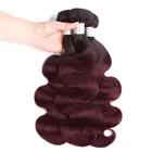 Ombre Peruvian Virgin Hair Body Wave Wholesale Body Wave Colored Two Tone Hair Weft Virgin Remy Ombre Human Hair Bundles