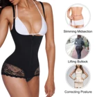 Adjustable Straps Body Shaper butt lifter hip up underwear colombian faja full body spandex bodysuit