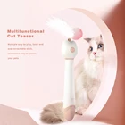 AIWO pet toy, multifunctional laser cat teaser with telescopic stick