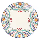 New design ceramic plates fine china dinner plates decorative plates for home