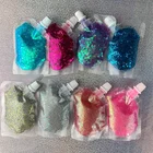 Wholesale wet make up eye shadow makeup shimmer glitter cream eyeshadow loose gel glitter eyeshadow