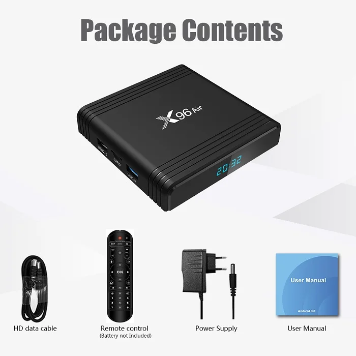 android smart tv box X96 air