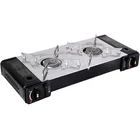CE approve Summer Picnic Equipment Two Burner Portable Camping stoves gas cooker