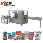 CE Automatic liquid detergent packing filling machine for spout pouch bag handle standup bags