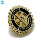 Cheap China Factory Gold Rotary Shape Soft Enamel Personalized Custom Lapel Pins