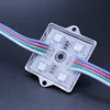 On sale Iron shell outdoor Epoxy IP65 Square RGB module 12V back light for advertising box 4leds SMD 5050 1W RGB led module