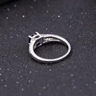 Oem Unique Blue Sapphire Ring 925 Sterling Silver Cubic Zirconia Ring Gift Jewelry For Women