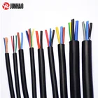 Flat Flexible Electric Cable 2*0.3mm2 Silicone Rubber Coated Wire Cable PVC Sheath Power Cable 2 Core