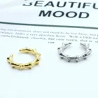 Ring Women Fashion Jewelry Gold Plated S925 Sterling Silver Ring Bamboo Ring For Women