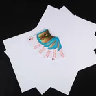 White pvc card sheet witch printed coated jetted easily with all colors for membership cards PVC-AD