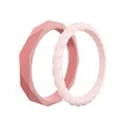 Rings Wedding Set Silicone Wedding Ring Geedyn Custom Combination 2 Pack Silicone Finger Rings Wedding Rings Set