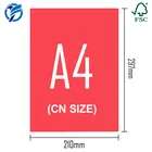 A4 Cardstock Wood Pulp Plain Uncoated 65LB 176g 110LB 300g Scrapbook Decorative Custom Bulk A4 12x12 Colored Cardstock