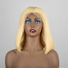 Brazilian 613 Short Bob Lace Wigs For Black Women Wholesale Virgin Human Hair 13x6 Lace Front Wig Hair Vendor
