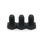 hexagon head bolt /hex threaded screw/bolt DIN933 black oxide full threaded M12*40-100