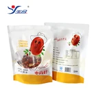 Dried Fruit Red Jujube Food Packing Flat Bottom Stand Up Kraft Paper Bag