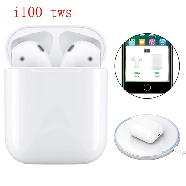 2019 新着ワイヤレスヘッドフォン i100 tws パーフェクトサウンドイヤホンでワイヤレス充電 oem エレクトロニクス市場深セン