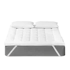 90% Grey duck down three layer mattress topper feather bed feather blanket mattress protector 120*200CM