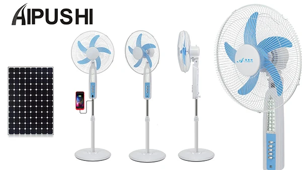 Stand Fan, 12V, Solar, USB - detail 8
