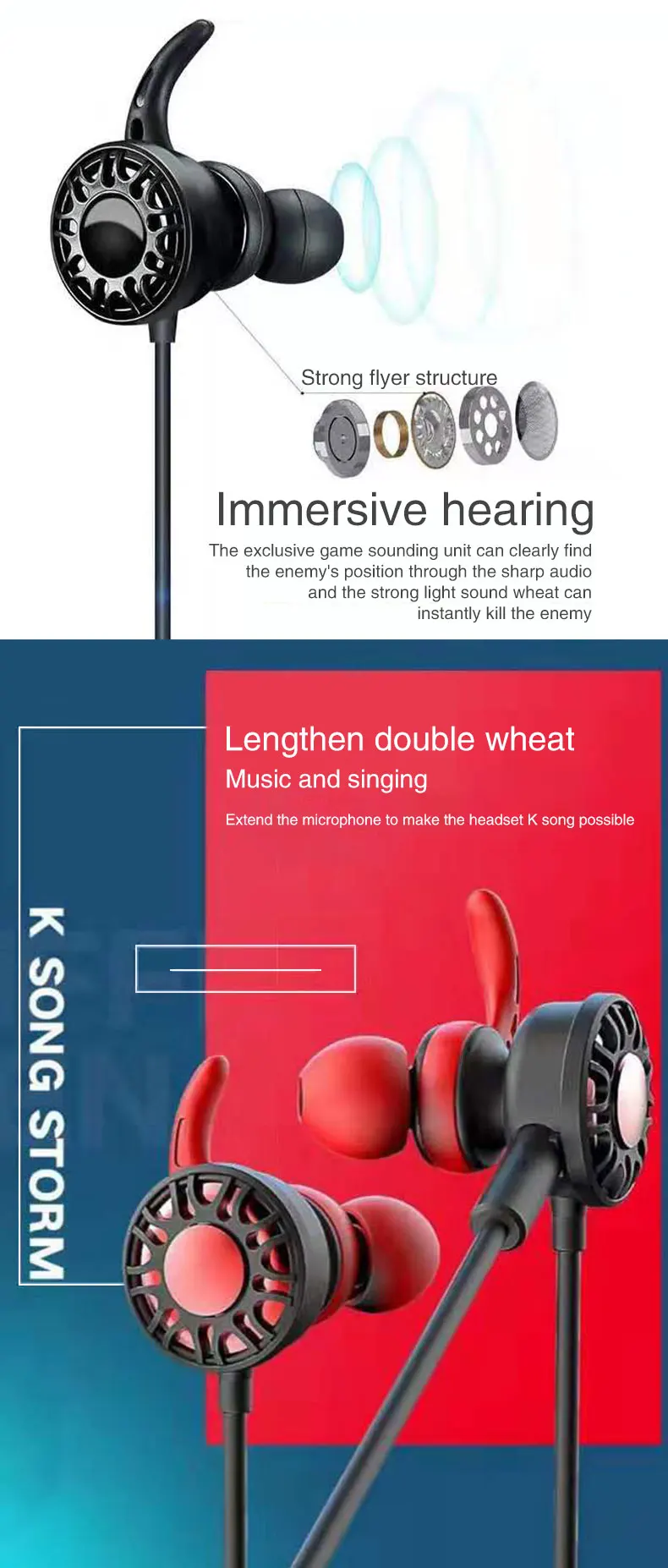 Golden Sky Mic 3.5Mm Jack Earpod Hand Free Earbuds For Iphone Earphone For Apple Headset Earpiece Wired And Wireless Earphone - ANKUX.COM