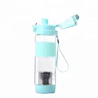 650Ml Plastic Strainer Filter Travel Water Bottle Sports Water Bottles with Tea Infuser