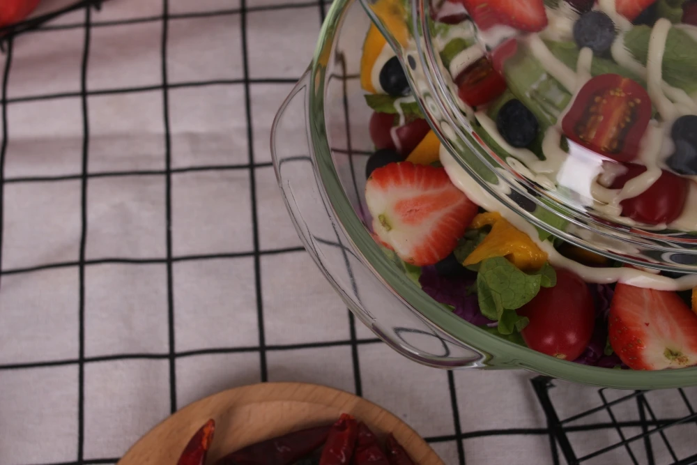 glass bowl stand
