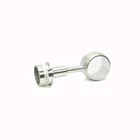 Handrail end cap type stainless steel pipe mounting brackets