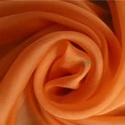 plain color silk chiffon fabric wholesale price silk chiffon dress fabric