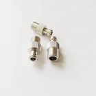 nickel plated brass animal syringe adapter G1/8 male thread to female luer lock connectors