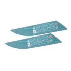 5 Button Membrane Switch with LEDs Custom Tactile Keypad
