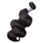 Hot selling soft quality products of high quality the nature deep human 100% virgin body wave braids hair